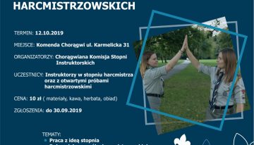 Warsztaty opiekunów prób harcmistrzowskich!