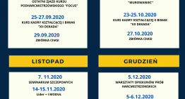 Kalendarz form ksztaÅ‚ceniowych do koÅ„ca 2020 roku