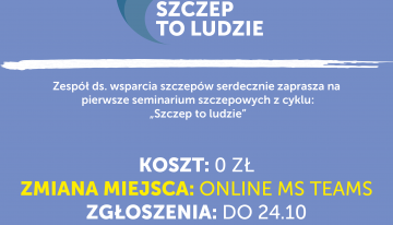 Seminarium szczepowych „Szczep to ludzie”