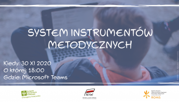 Porozmawiajmy o&nbsp;Nowym Systemie Instrumentów Metodycznych